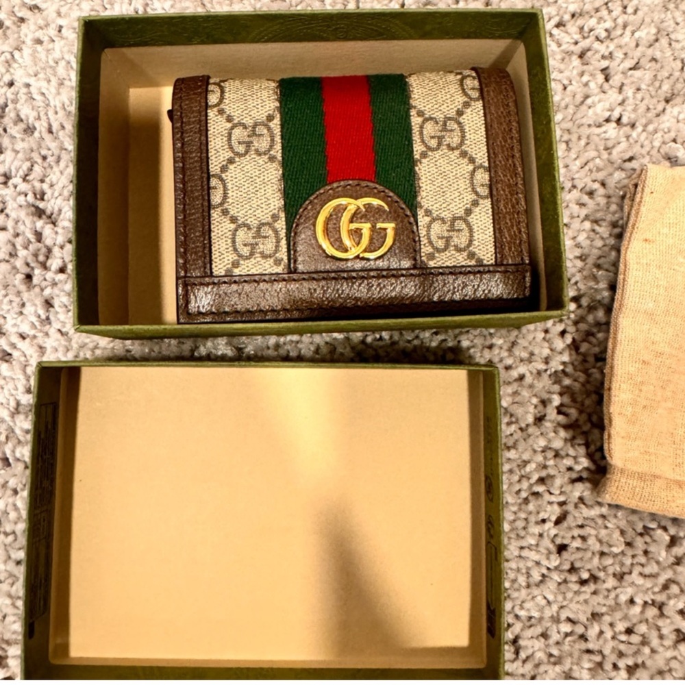 OPHIDIA GG CARD CASE WALLET